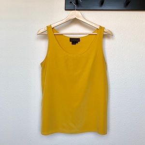 Vintage 100% Silk Yellow Tank - Classiques